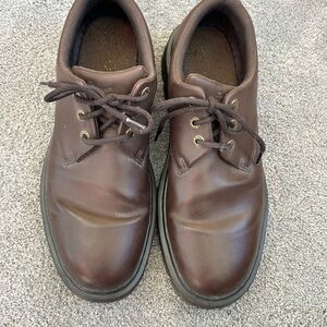 Dr. Martens Dark Brown Leather Oxfords